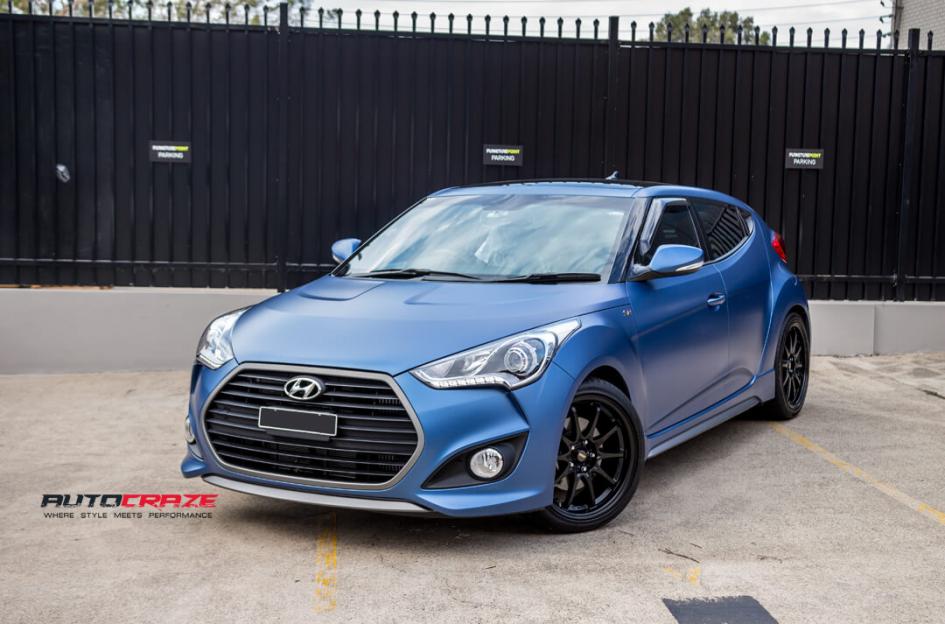 HYUNDAI VELOSTER ROTATE MATTE BLACK 